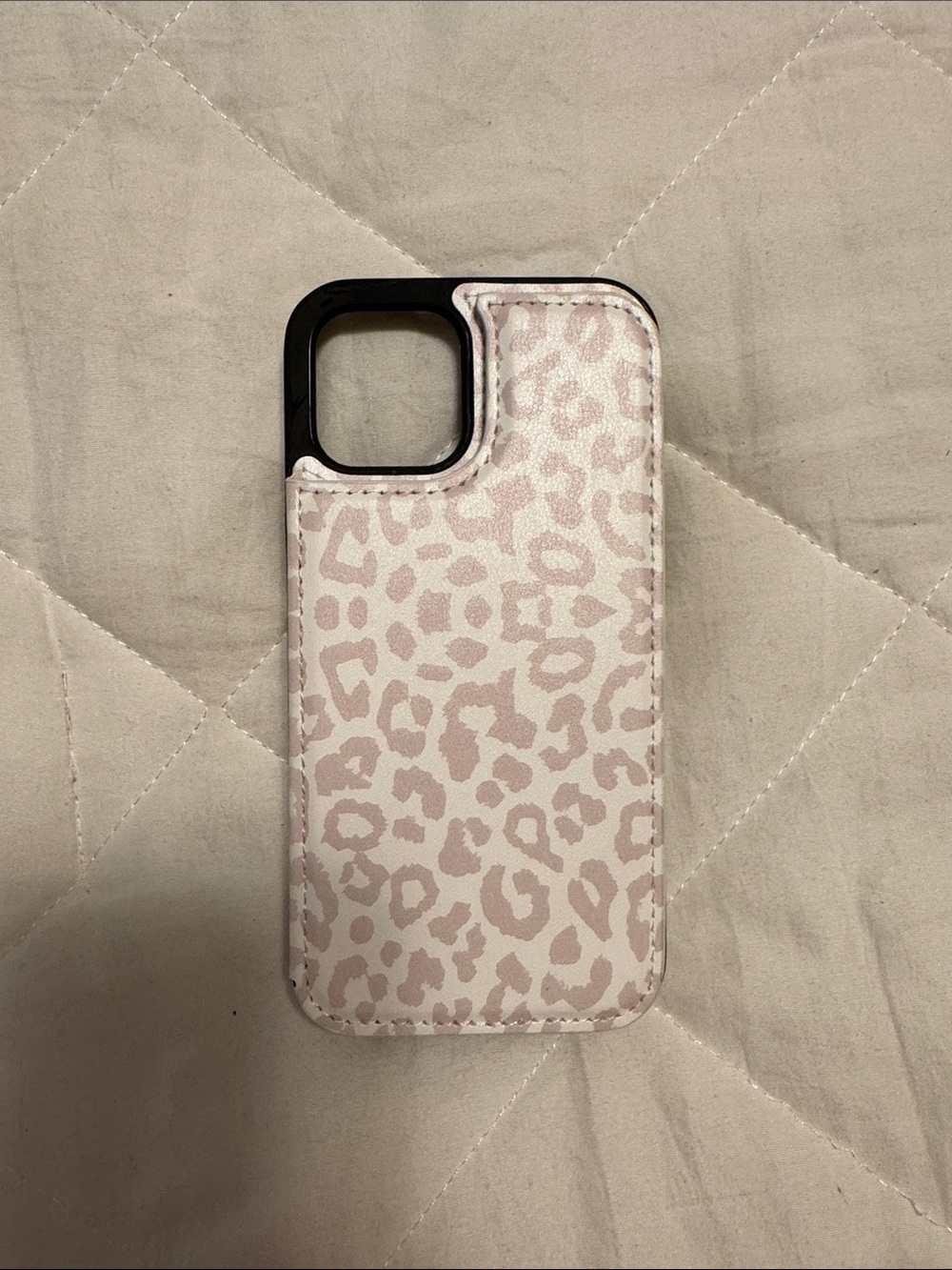 Pink Leopard Print Protective Phone Case